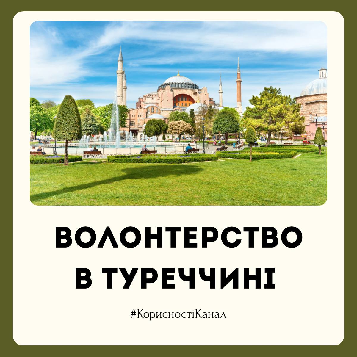 Волонтерство в Туреччині