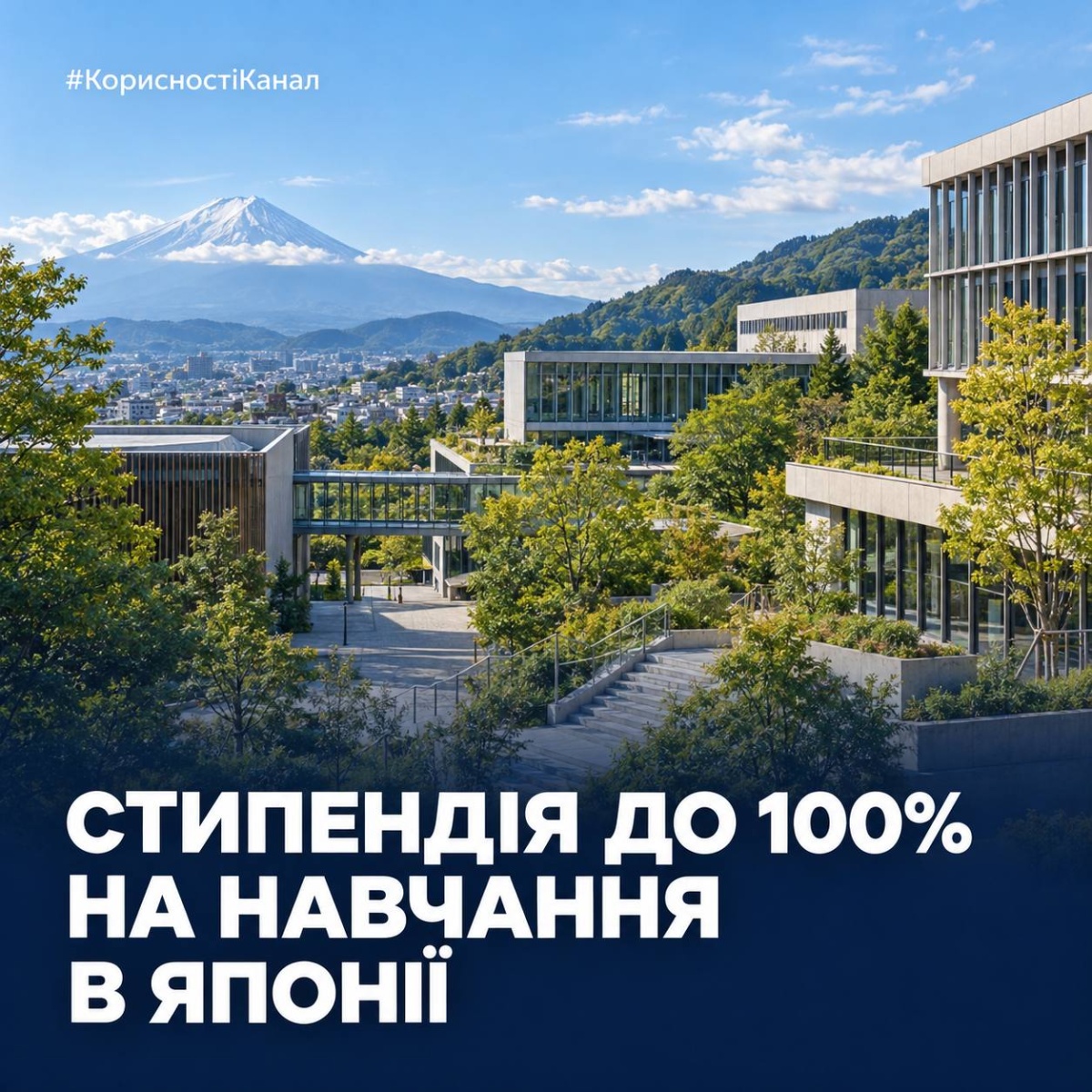 Навчання в Японії зі стипендією до 100%