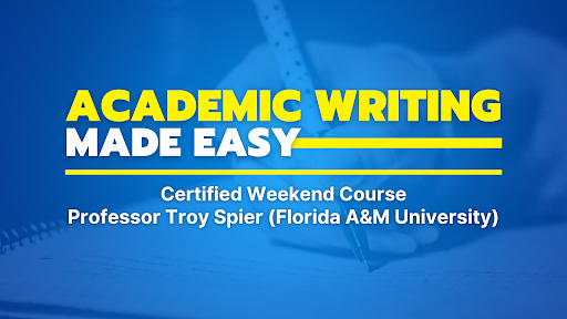 Запрошення на курс Academic Writing Made Easy з науковцем з США